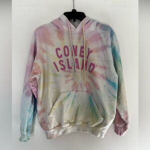 Women’s tie dye Coney Island hoodie